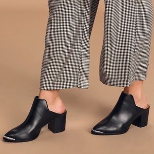 Worn twice/EUC - Report Temperance Vegan Mule